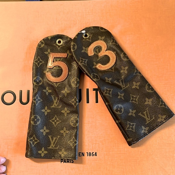 Louis Vuitton Accessories Rare Louis Vuitton Golf Club Covers Set Of 2 With Coa Poshmark